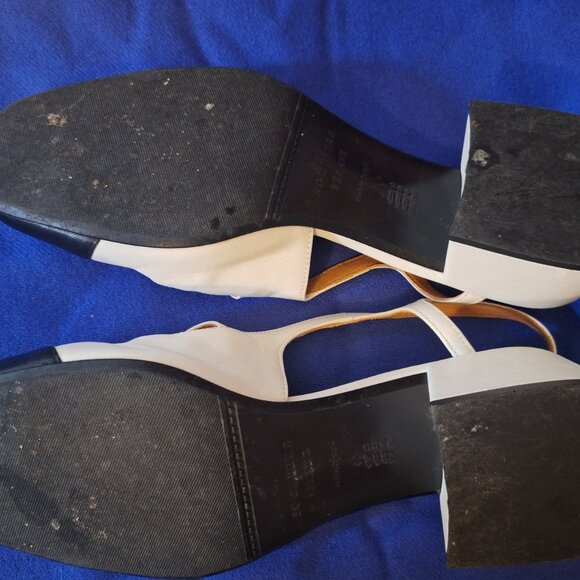 Sezane Paula Babies Ecru / Black - Size 9/40 - Picture 6 of 6